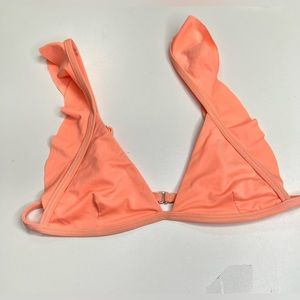 VYB Peach Ruffle Swim Bikini Top New Without Tags Size Medium